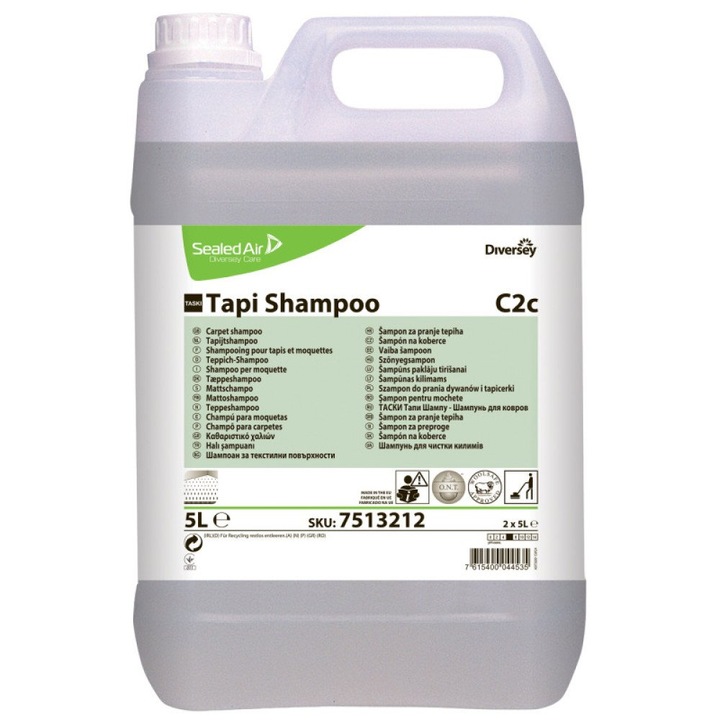 Detergent Covoare si Mochete Tapi Shampoo, Diversey, 5l