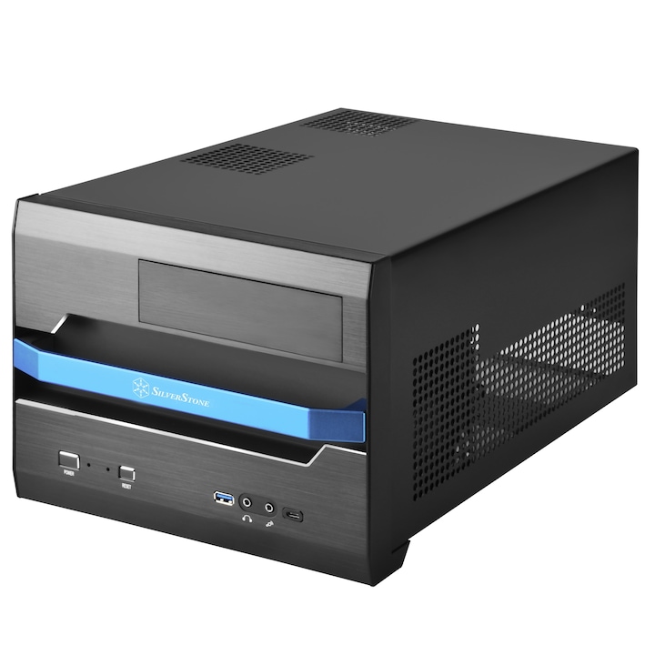 Калъф SilverStone Sugo SST-SG12B, CubeTower черен