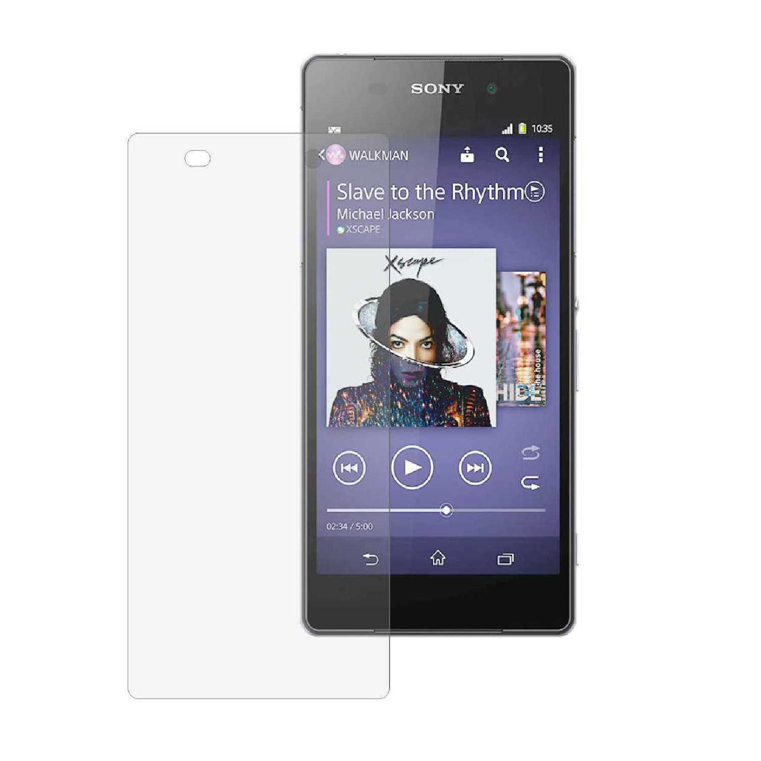Folie Protectie Ecran, Acoperire Totala, Adeziva si Foarte Flexibila, Invisible Skinz Ultra-Clear AutoRegeneranta pentru Sony Xperia Z2