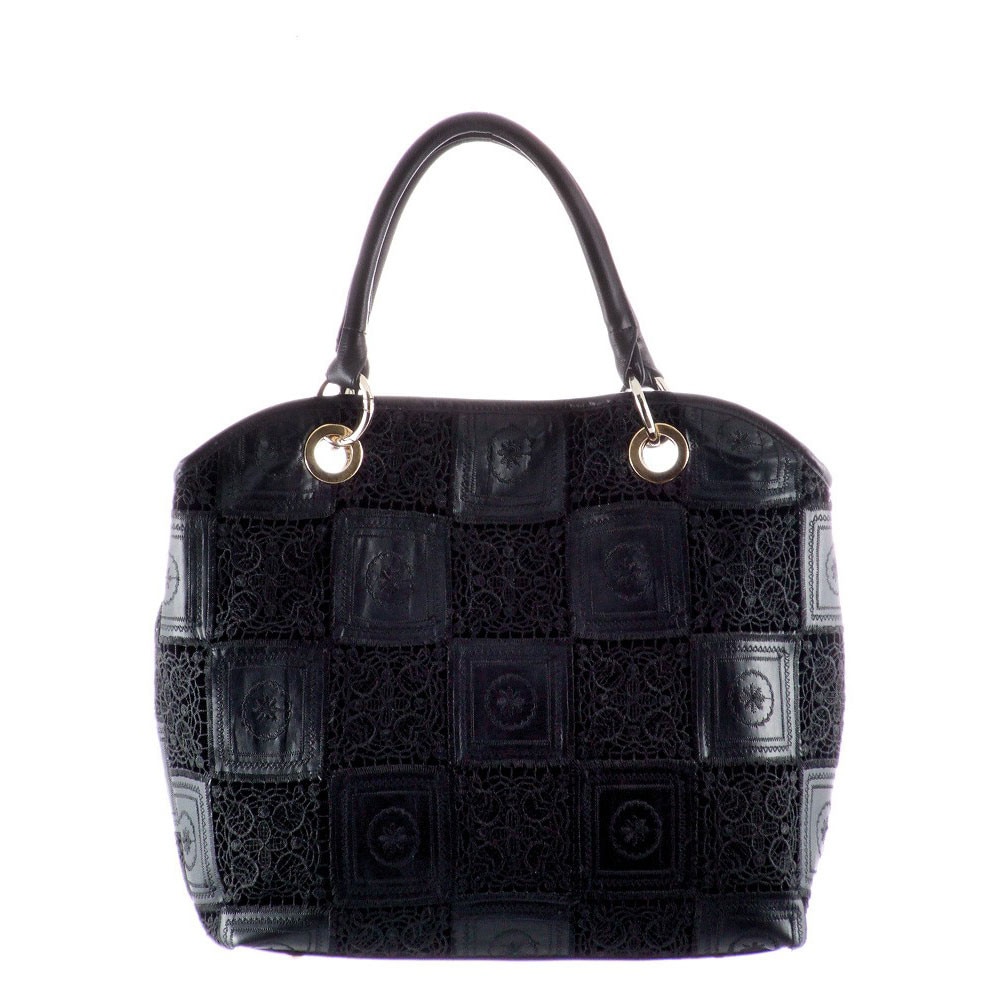 Poseta piele si dantela Liza Panait 2114, Casual