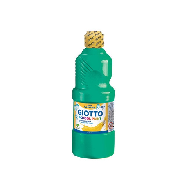 Vopsea tempera 500ml verde inchis Giotto