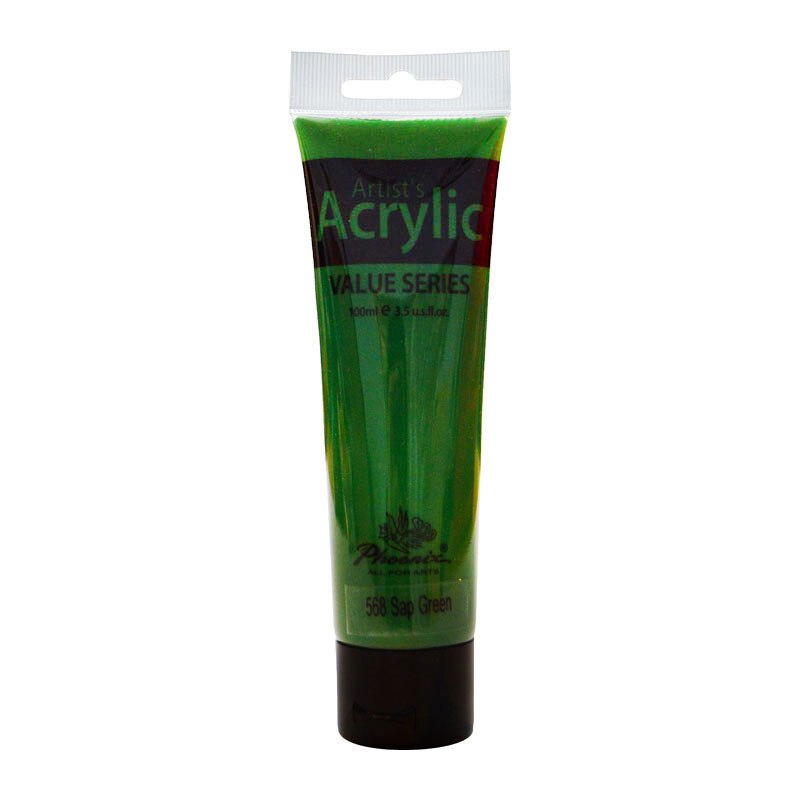 Culoare acrilica 100ml Sap Green Artists Acrylic Phoenix