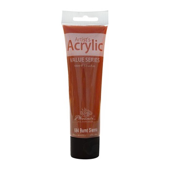 Culoare acrilica 100ml Burnt Sienna Artists Acrylic Phoenix Culoare acrilica 100ml Burnt Sienna Artists Acrylic Phoenix