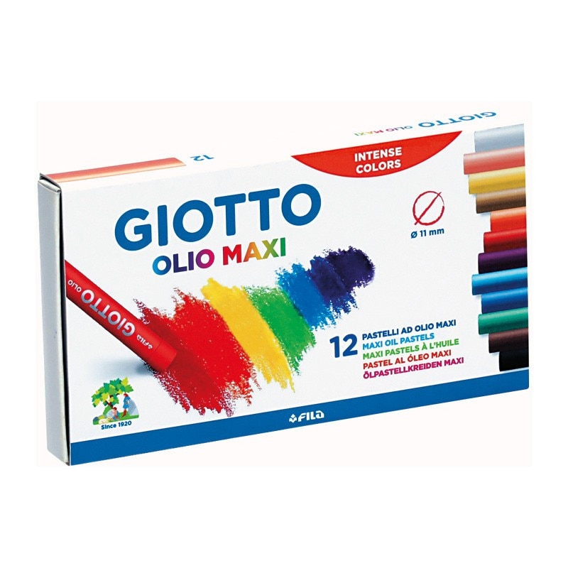 Set 12 pasteluri grase Giotto