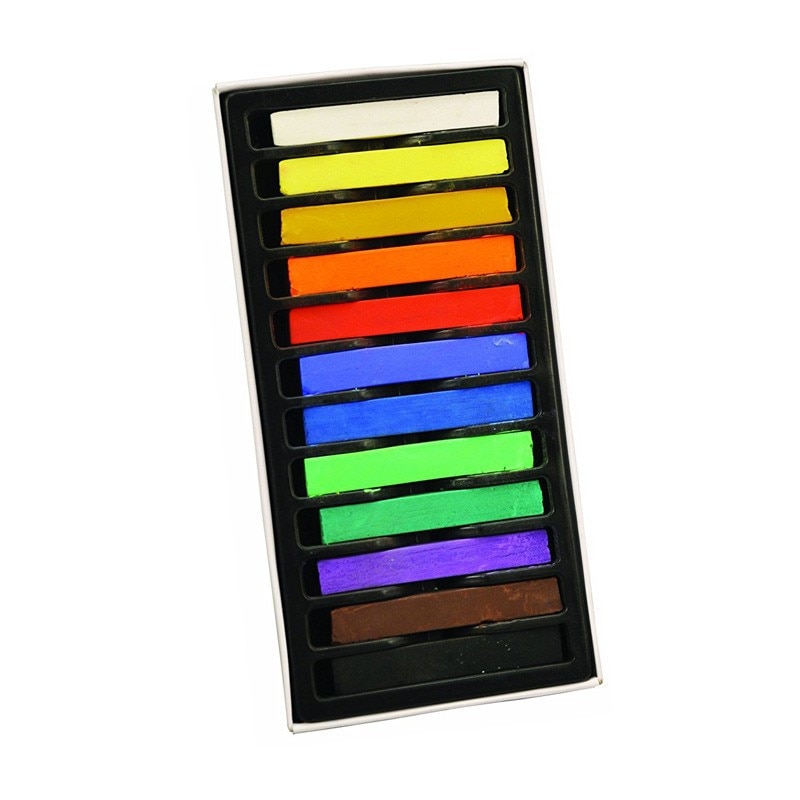 Set 12 pastel cretat moale