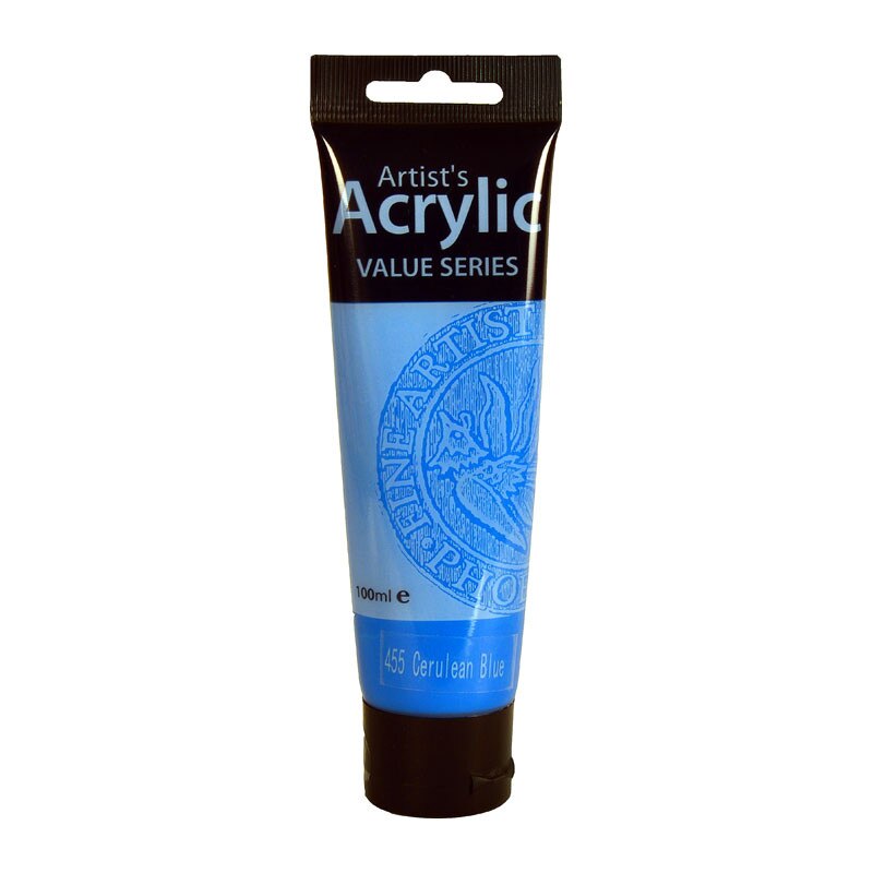 Culoare acrilica 100ml Cerulean Blue Artists Acrylic Phoenix