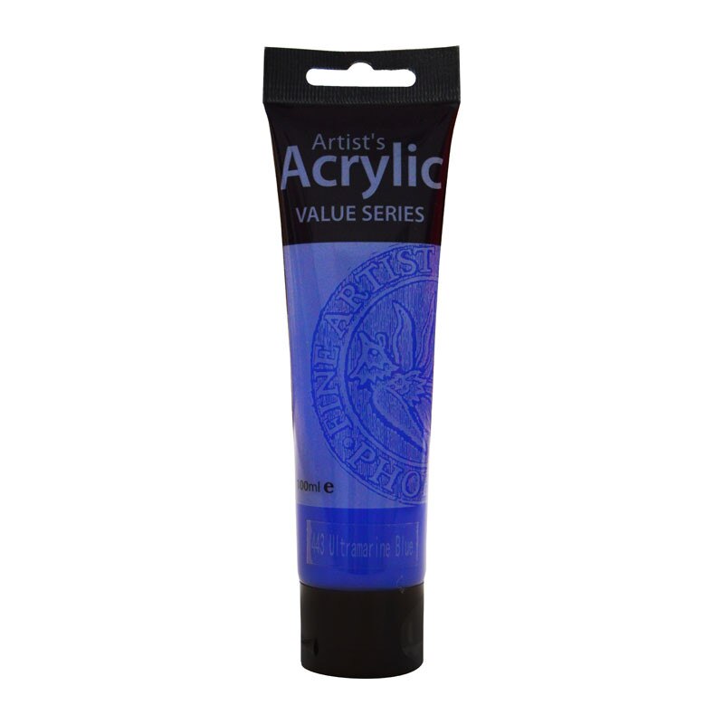 Culoare acrilica 100ml Ultramarine Blue Artists Acrylic Phoenix