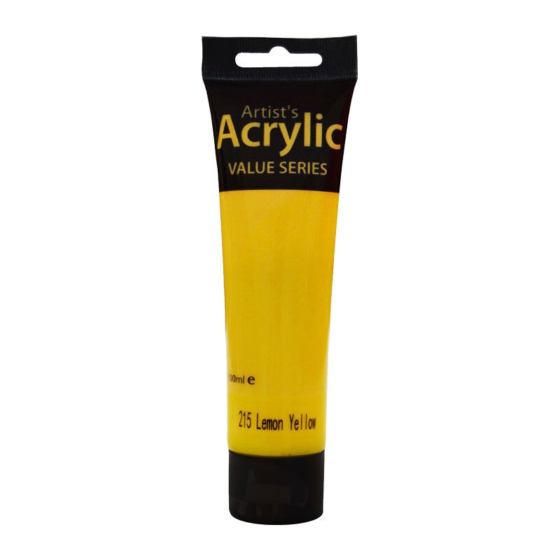 Culoare acrilica 100ml Lemon Yellow Artists Acrylic Phoenix