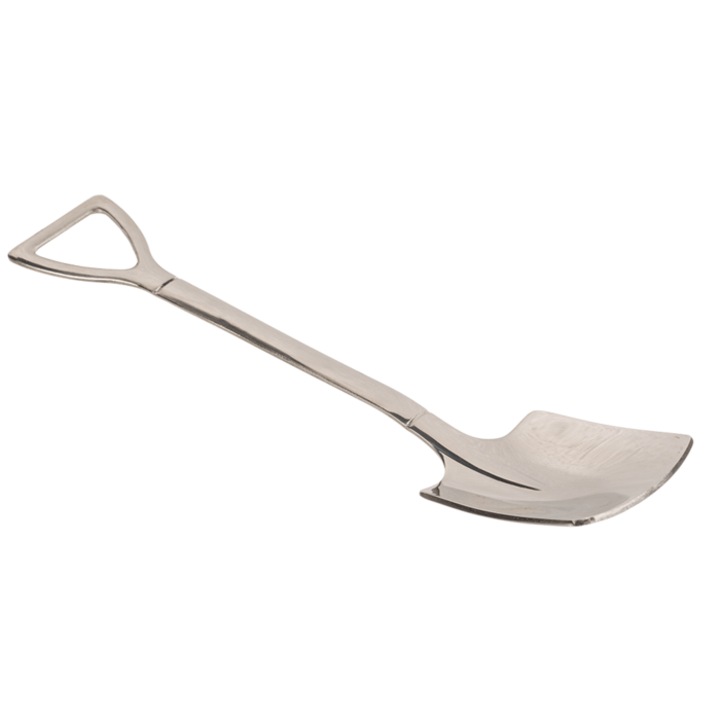 Лъжици, ШантавоЕ, 567, Лопати, Метални, Сребристи, 2 броя