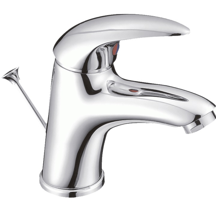 Смесител Inter Ceramic Пиедмонт ICF 1109022, За умивалник, Стоящ, Хром