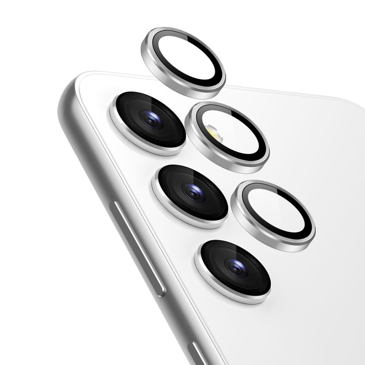 Стъклен протектор за камера ESR Camera Lens за Samsung Galaxy S23 / S23+ Plus, Silver