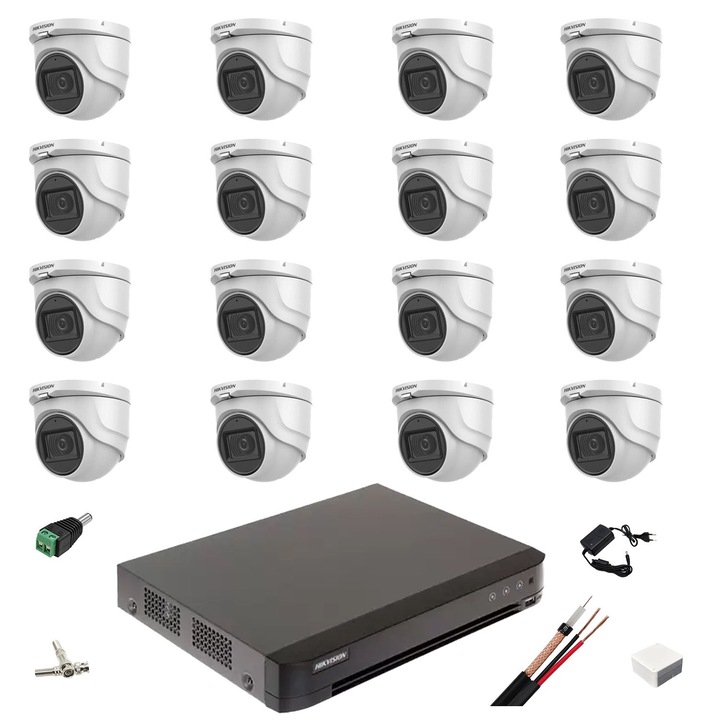 Kit Supraveghere Video HDCVI Dahua Interior/Exterior 8 camere 2MP-Audio