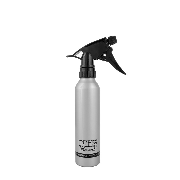 Pulverizator, Aluminiu, Spray de apa pentru frizerie, Profesional, Capacitate 280 ml, Durabil, Rezistent la deteriorare