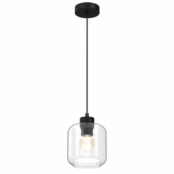 Lampa suspendata, Milagro, Metal, E27, Negru