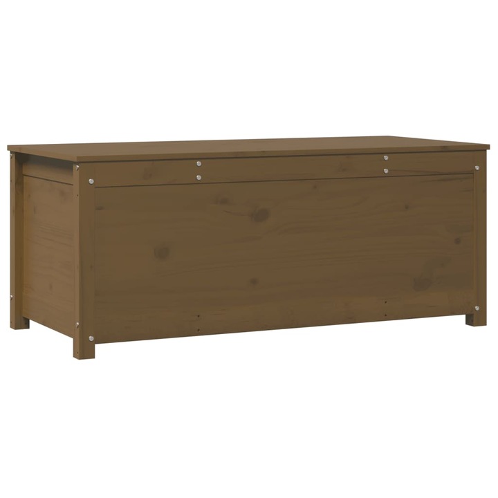 vidaXL mézbarna tömör fenyőfa tárolóláda 110x50x45,5 cm 823542