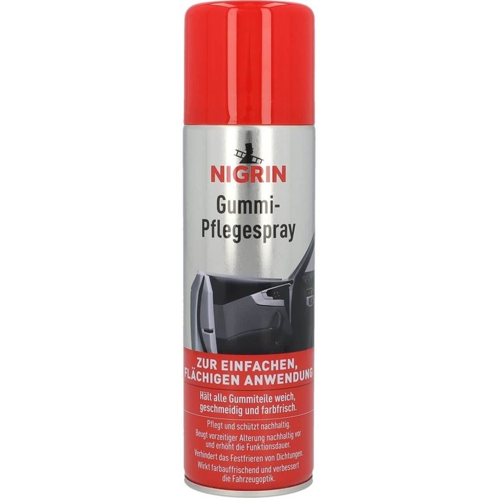 Nigrin ápoló spray gumi elemekhez, 300 ml