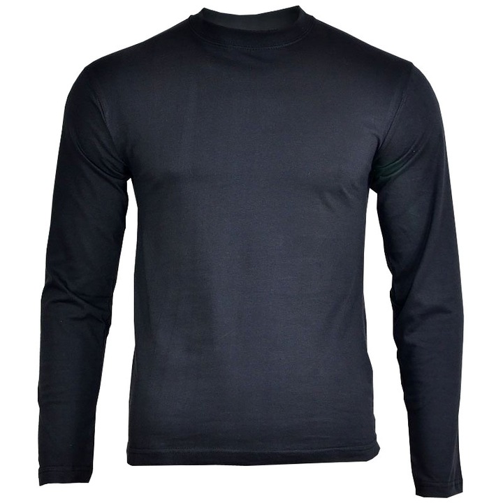 Bluza pentru barbati, Mil-Tec, Bumbac, Negru, Negru