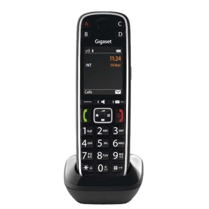 Telefon DECT fara fir Gigaset E720HX, Bluetooth, Hands Free Gri/Negru