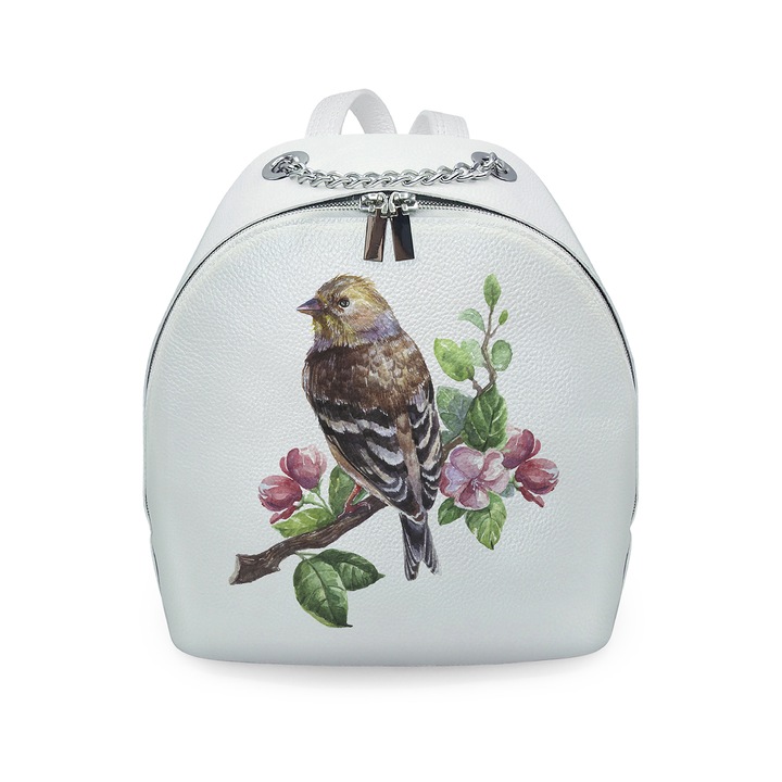 Rucsac din piele naturala personalizat cu print digital, Colloris, RD-01 Etnic 30