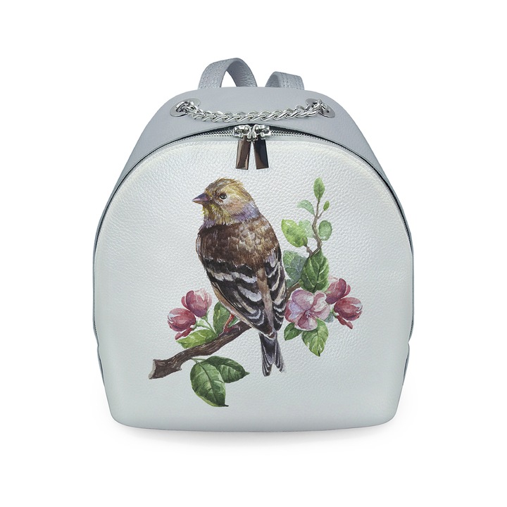 Rucsac din piele naturala personalizat cu print digital, Colloris, RD-01 Etnic 31