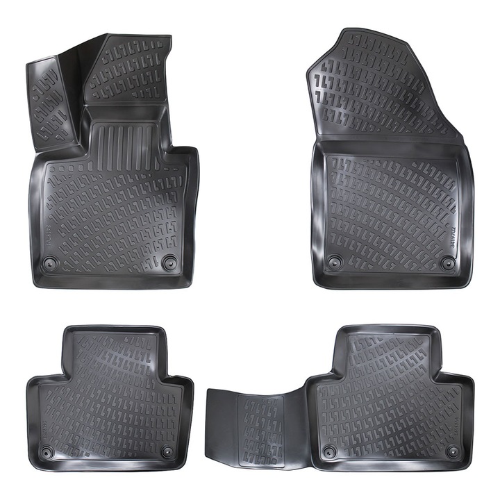 5 db-os Umbrella gumi autószőnyeg készlet Volvo XC+90 II 2015+ modellhez