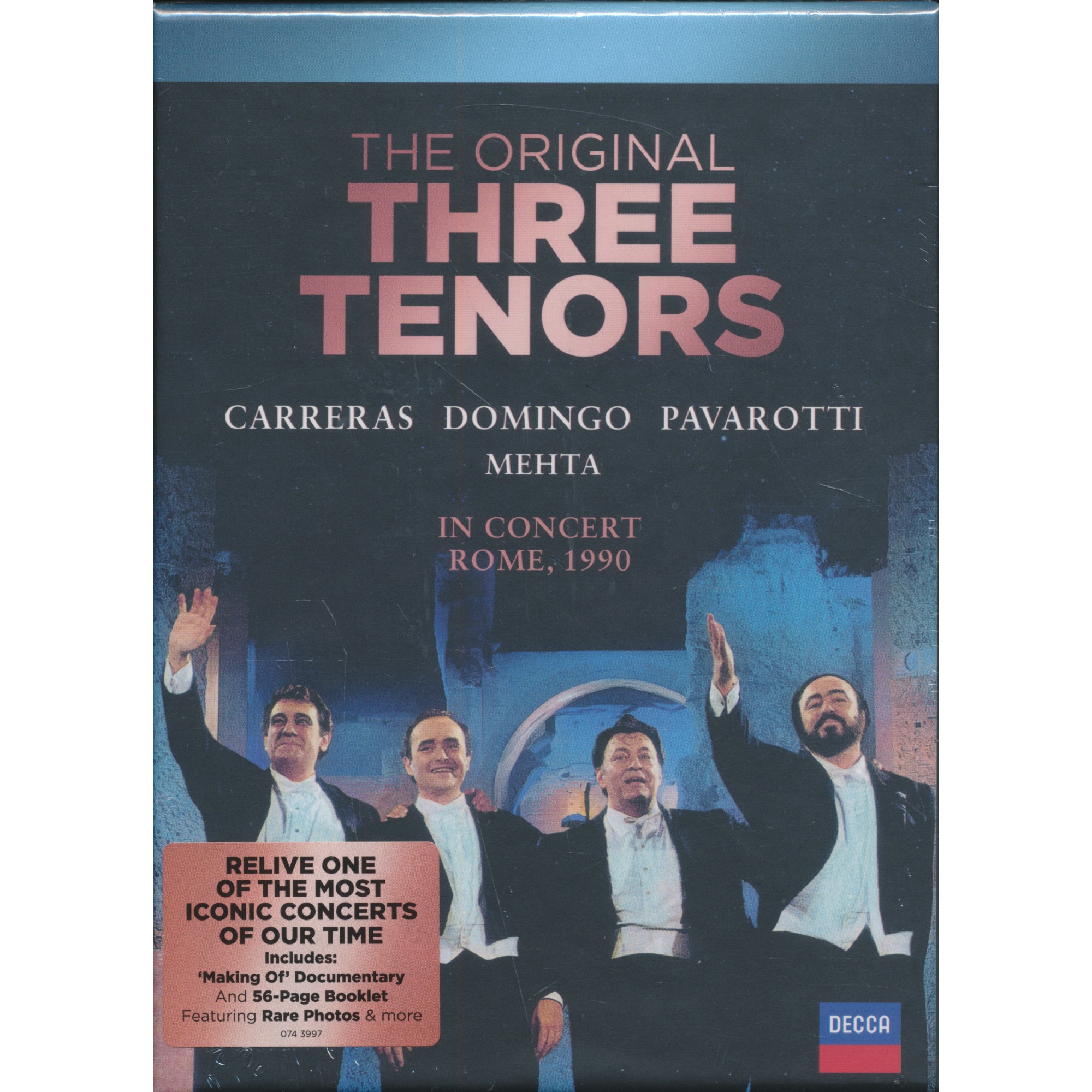 Three Tenors In Concert Rome 1990 30th Anniversary Edition Cddvd Emaghu