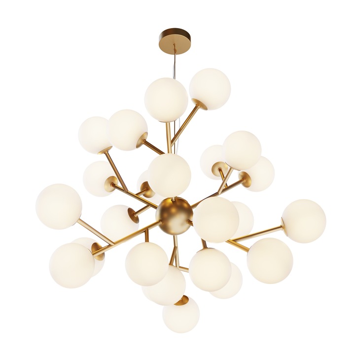 Модерен полилей Maytoni Dallas, златен, 24G9, 28W