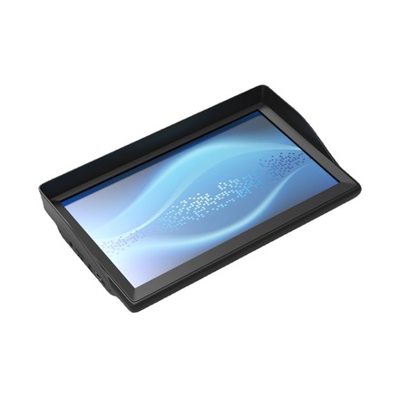 Sistem de Navigatie GPS 9 inch, 800 MHz, 256MB, 8GB memorie interna, Ecran Mare Touch screen Premium Capacitiv 800 x 480 pixeli, Parasolar, Baterie 1800 mAH, Harti iGO Primo Actualizare Full Europa, TIR, Autoturism