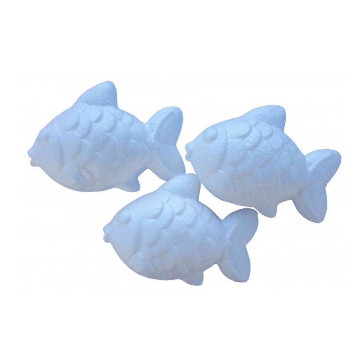 Set 3 accesorii creatie COLORARTE polistiren, pestisor, 11.5x7