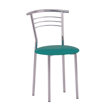 Scaun bucatarie MARCO, Verde pin piele ecologica Scaun bucatarie MARCO, Verde pin piele ecologica