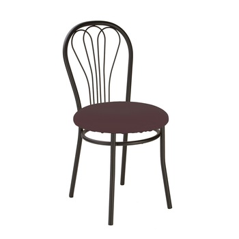 Scaun bucatarie VENUS Black, Wenge piele ecologica Scaun bucatarie VENUS Black, Wenge piele ecologica