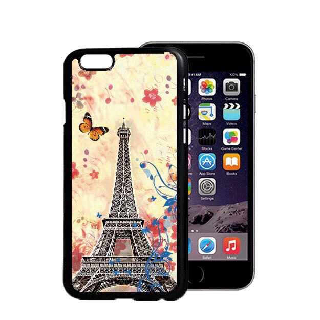Husa 3D Paris Butterfly Iphone 6/6S