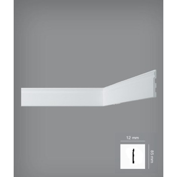 Plinta decorativa polimeri BOVELACCI - 85 x 12 mm / 2 ml | NF85 Plinta decorativa polimeri BOVELACCI - 85 x 12 mm / 2 ml | NF85