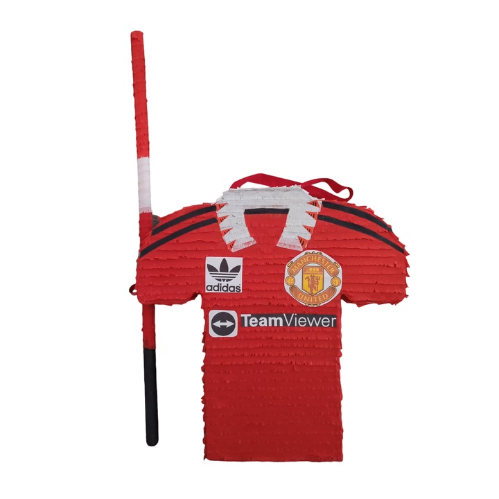 Pinata model Tricou fotbal Manchester, 45 cm, rosu