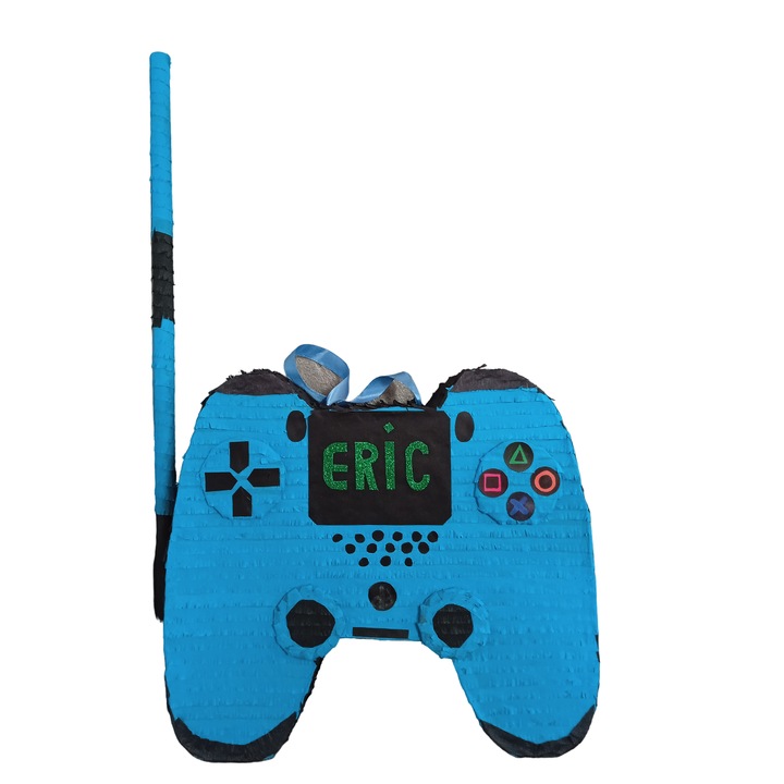 Pinata model Consola Joc,45 cm, albastru