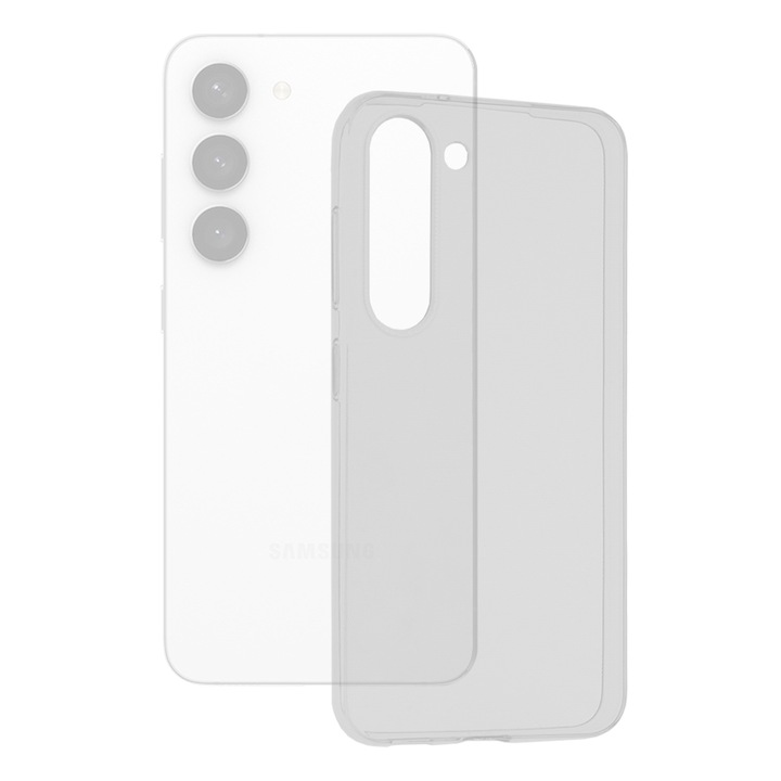 AZIAO Clear Protection Case за Samsung Galaxy S23, Invisible Trend, Diamond Hexa Anti-Drop Technology, Perfect Fit, Transparent