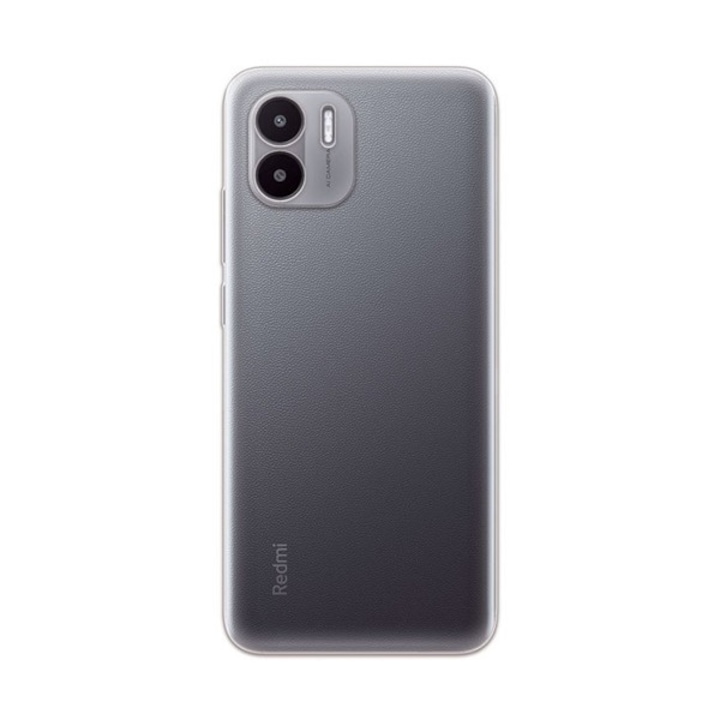4-ok szilikon mobiltelefon tok, ultravékony, átlátszó, kompatibilis: Xiaomi Redmi A2 / Redmi A1