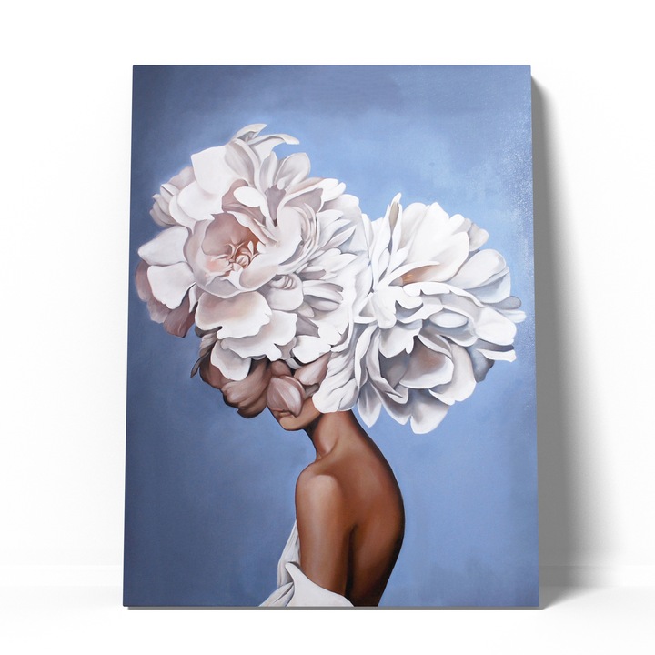 Tablou canvas flower portrait II 60x90 cm