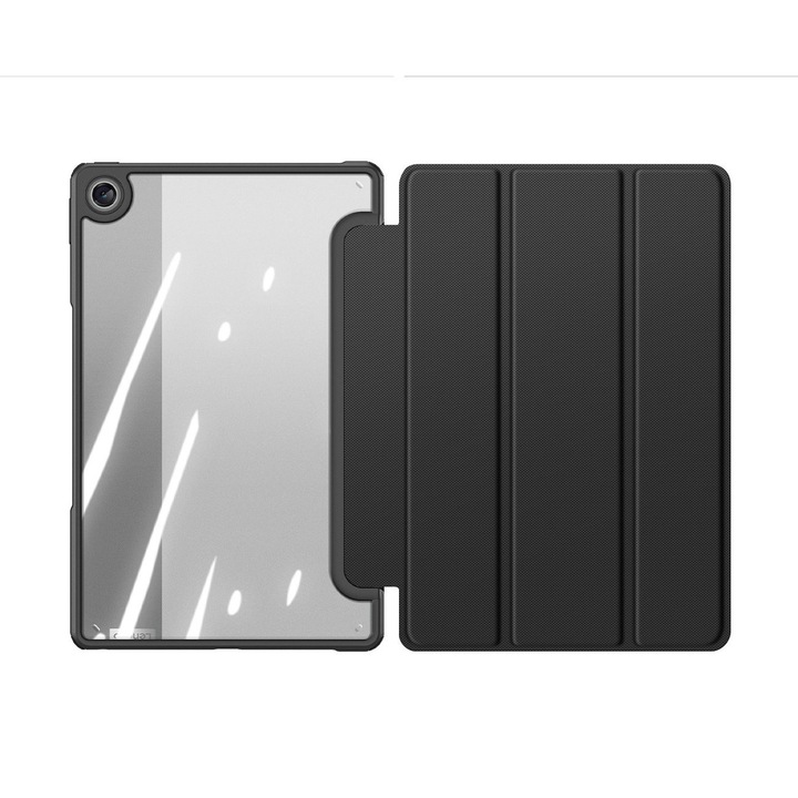 Tok, kompatibilis: Lenovo Tab M10 3. generáció, 10.1 2022 Dux Ducis Toby Smart Case, fekete