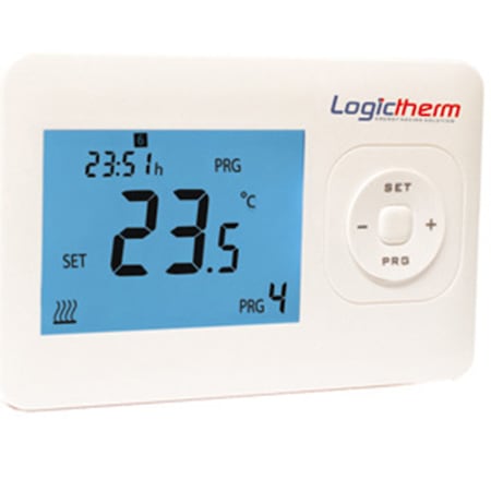 Termostat de ambient cu fir Logictherm R7, digital, ecran LCD iluminat, programabil