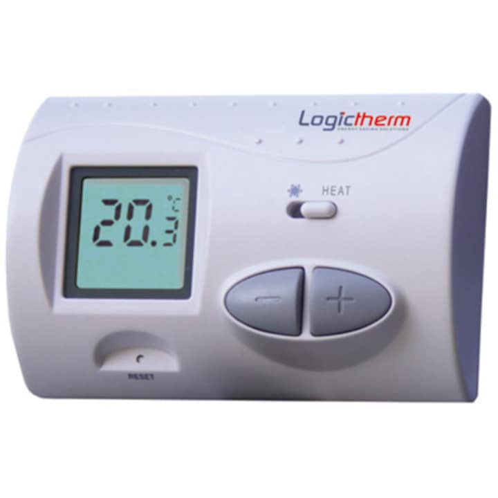Termostat de ambient cu fir Logictherm C3, digital, afisaj LCD