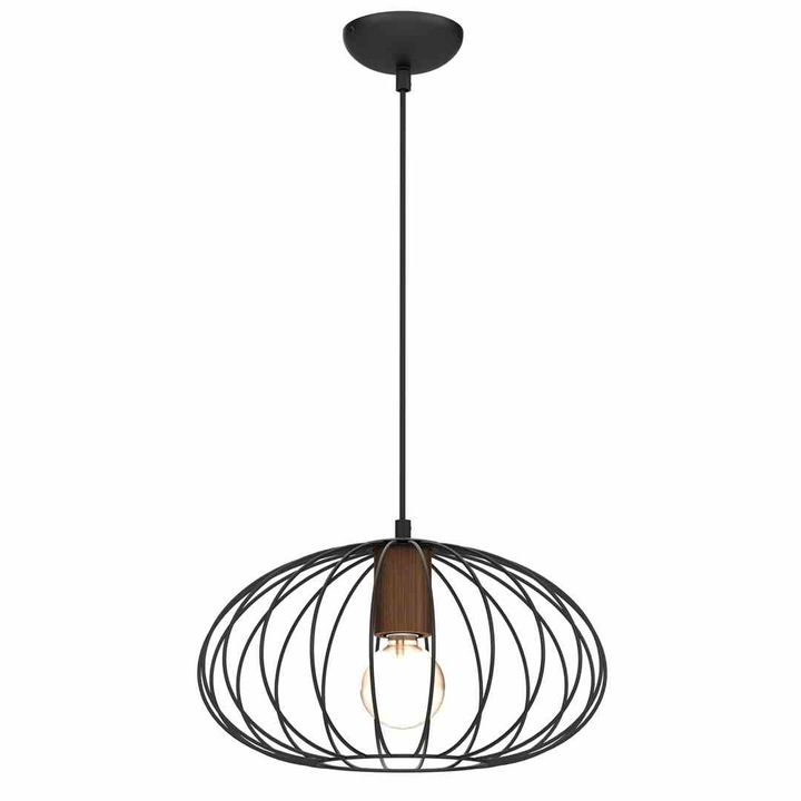 Lampa suspendata, Milagro, Metal, E27, Negru