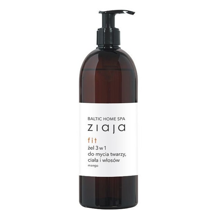 Tusfürdő 3 az 1-ben, Ziaja, Cellulit elleni, 250ml, Átlátszó