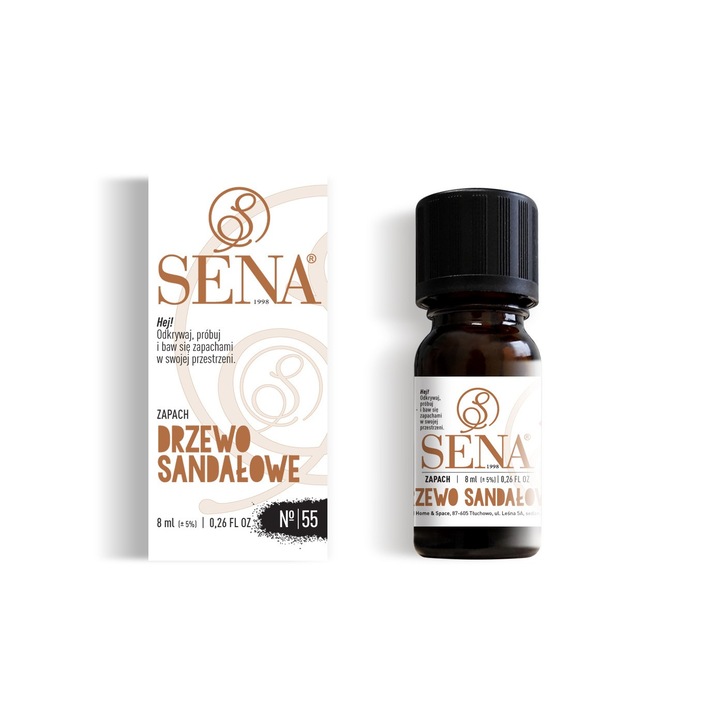 Ulei parfumat Lemn de santal, Sena, 8 ml