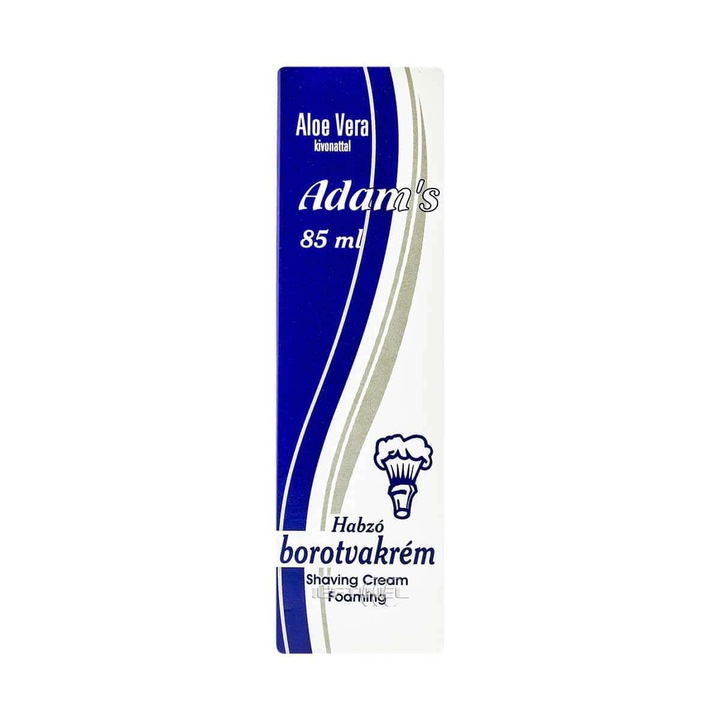 Habzó borotvakrém Adam's for men aloe vera kivonattal 85ml