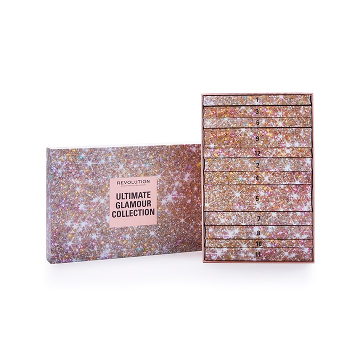 Адвент календар с козметика Ultimate Glamour Collection 2022, Revolution, Multicolor