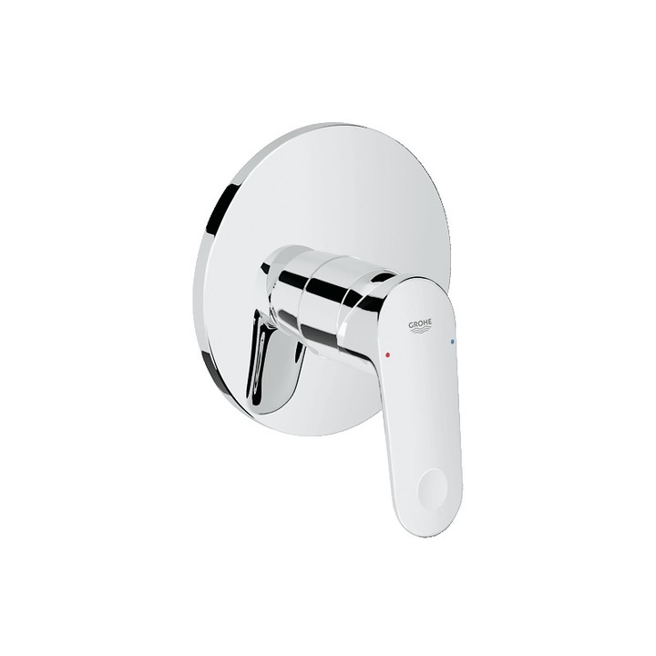 Baterie Grohe Europlus 19537002, Montata pe perete, Incorporata, Crom