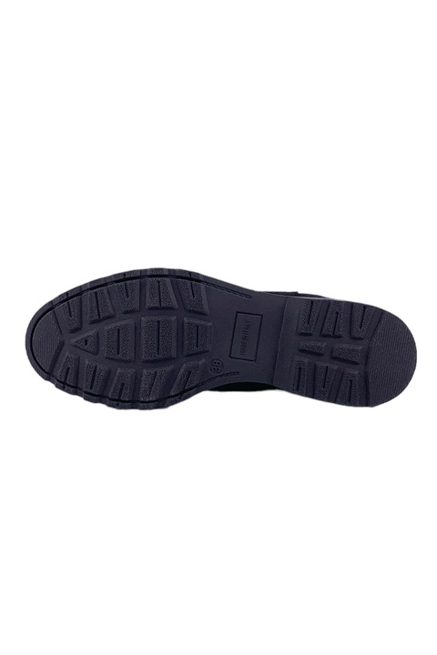 Cizme de dama, Chelsea Vera Pelle, Piele intoarsa naturala, Negru, 36 EU, Negru