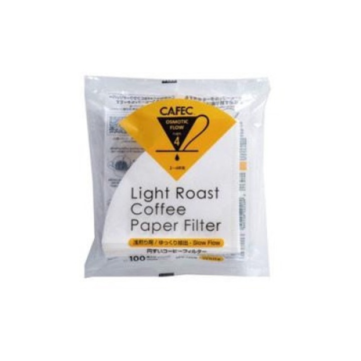 Set de 100 de filtre de hartie pentru cafetiera, Cafec, Light Roast, 02