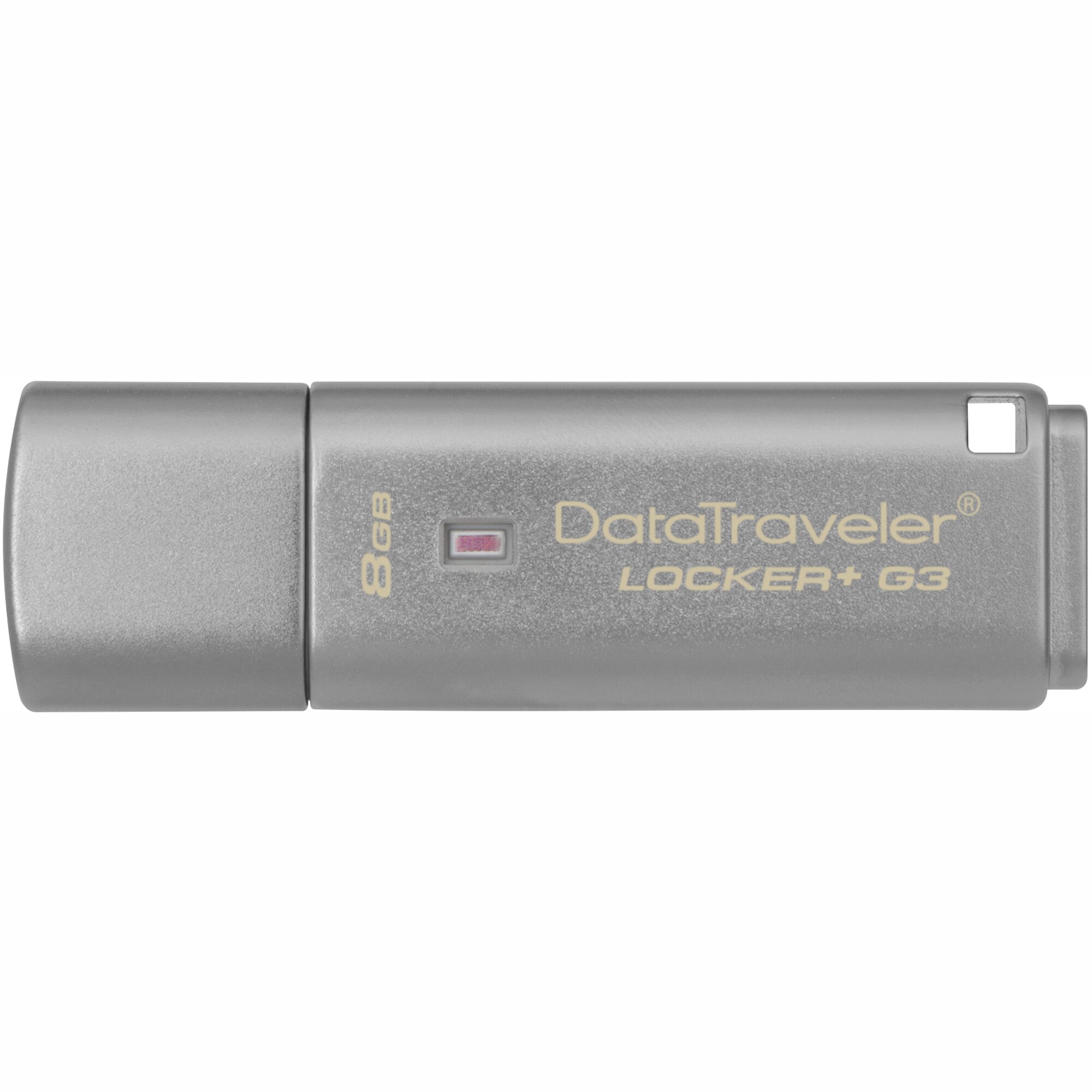 Memorie USB Kingston Data Traveler Locker+ G3, 8 GB, cu criptare hardware, USB 3.0